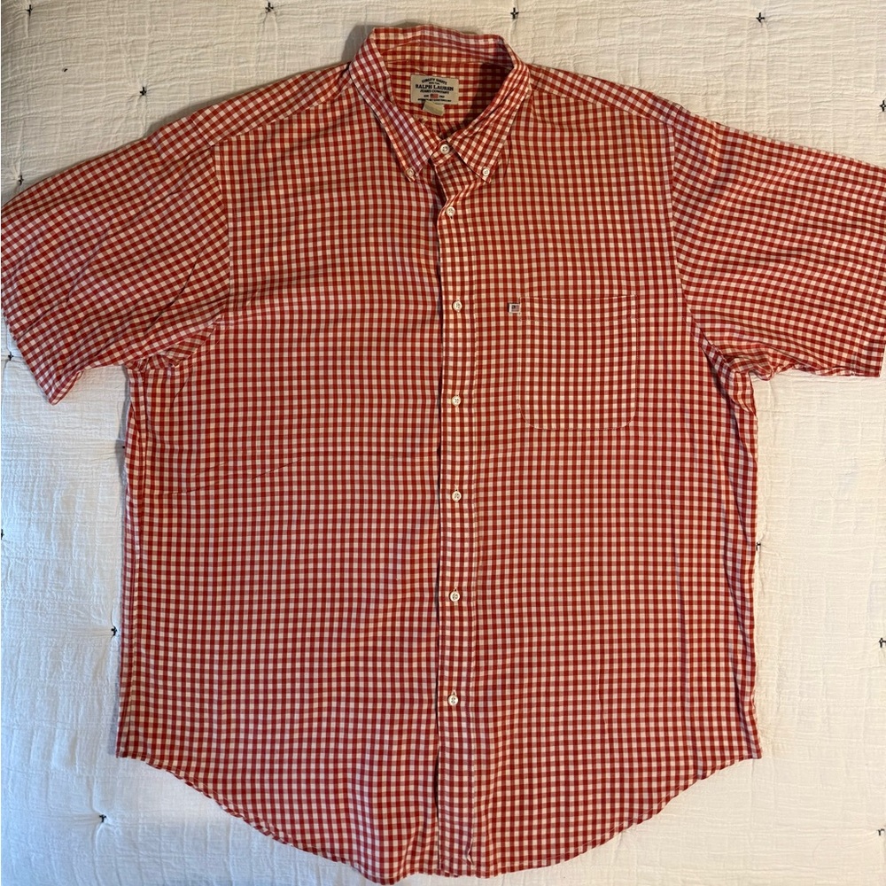 Polo Ralph Lauren Red Checkered Button Down Shirt